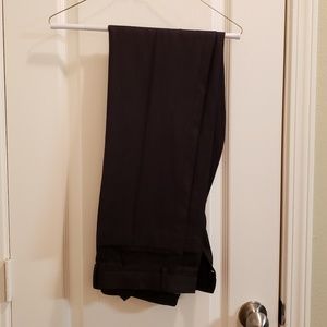 JF J. Ferrar Black Slim Fit Suit Pants